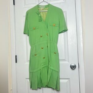 Vintage Green Escada Dress
